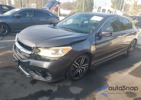 2017 Honda Accord Sport from USA, damaged, VIN 1HGCR2F54HA010801